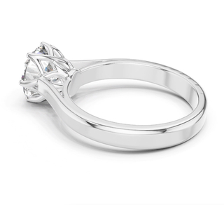 Witgoud ring – 1.00ct Diamant ( IGI Gecertificeerd )